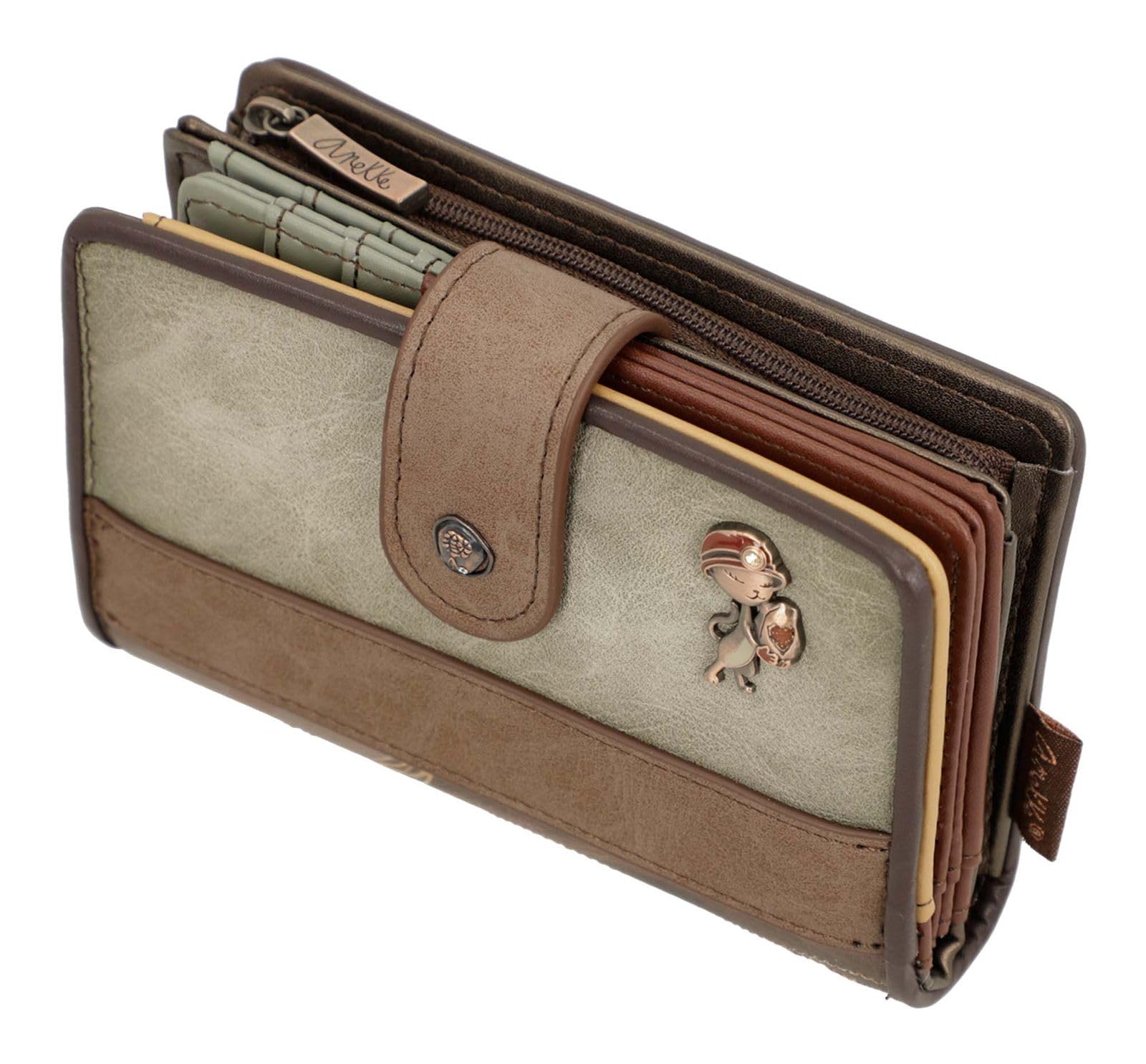 Anekke Billetero Mediano Core - Diseño Funcional - Medidas: 14/10/3 Cm - Accesorios Y Complementos Mujer