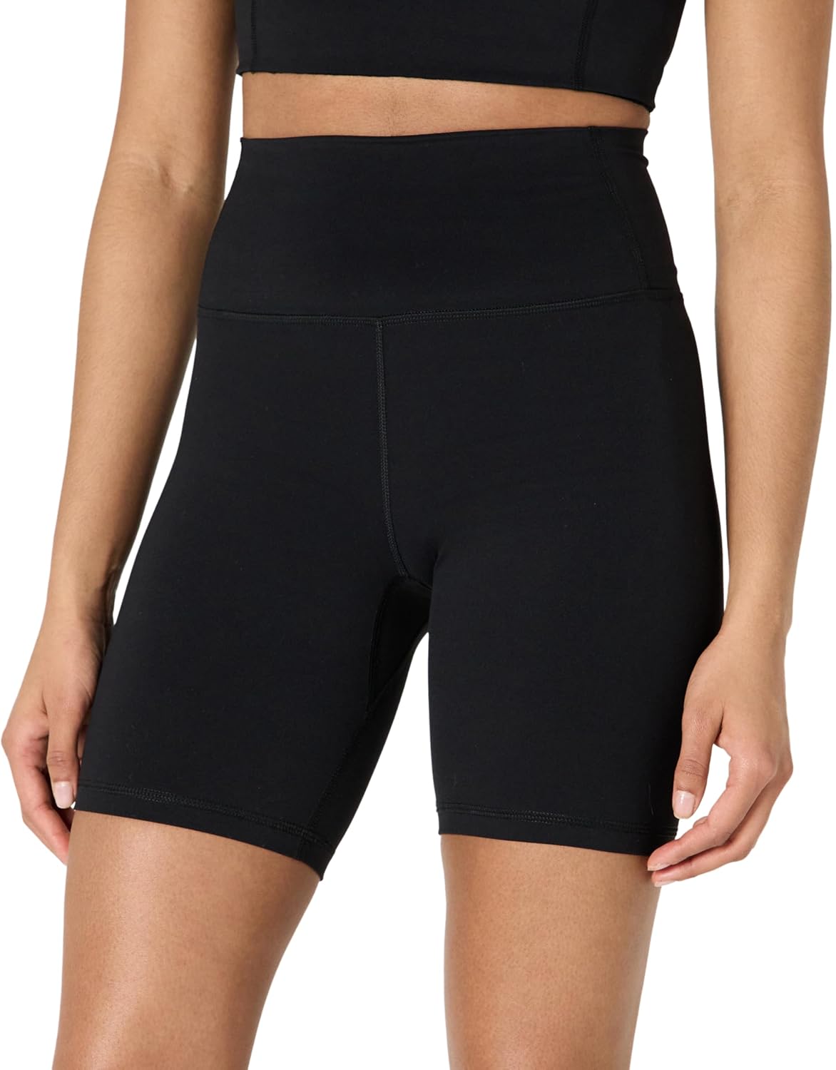 Amazon Essentials Women’s Active FormFlex Buttery Soft High Waist 7″ Yoga Biker Shorts