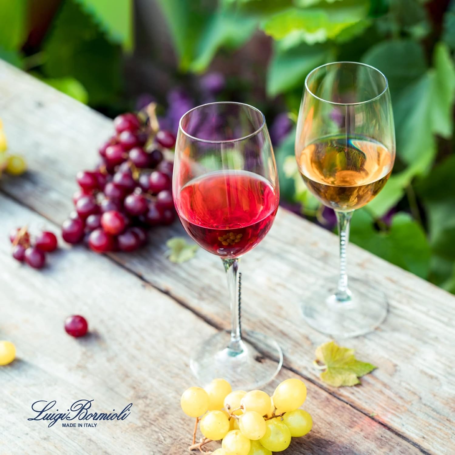 Luigi Bormioli Chardonnay White Wine Glasses, Set of 4 – 13 oz Crystal Glass Stemware for Everyday Dining & Special Occasions – Italian Crafted Wine Glasses for Entertaining & Home Bar Use