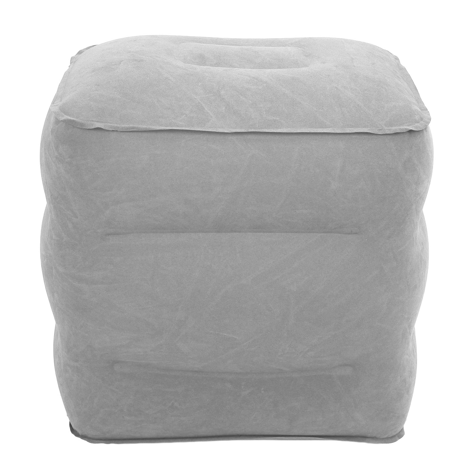 Repose-pieds gonflable voyage ergonomique bureau gris