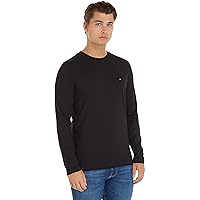 Tommy Hilfiger Uomo Maglietta Maniche Lunghe Tommy Logo Cotone