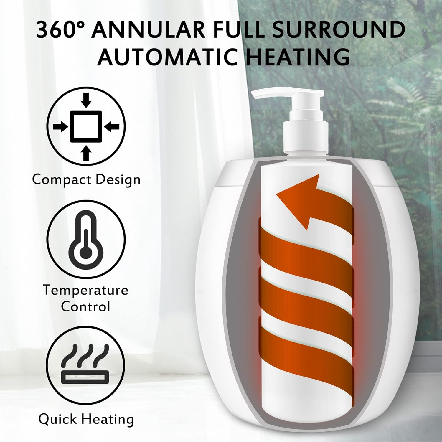 Massage Oil Warmer Bottle Professional Electric Lotion Heater for SPA, Automatic Oil Warmer Heated Oil Lotion Cream for Salon, Barber Shops, Home, with One Oil Bottle Dispenser : Health & Household