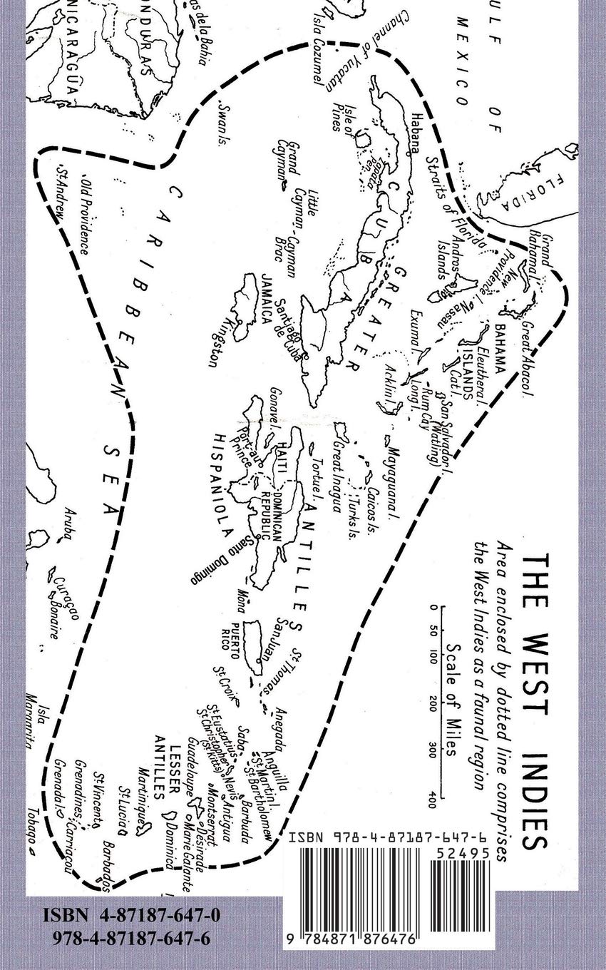 (Black and White) Birds of the West Indies: A Guide to the species of birds that inhabit the Greater Antilles, Lesser Antilles and Bahama Islands