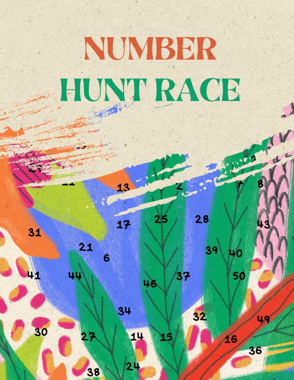 Number Hunt Race: A Fast-Paced Search-and-Find Activity Book with Hidden Numbers, Score Grids, and Family Challenge
