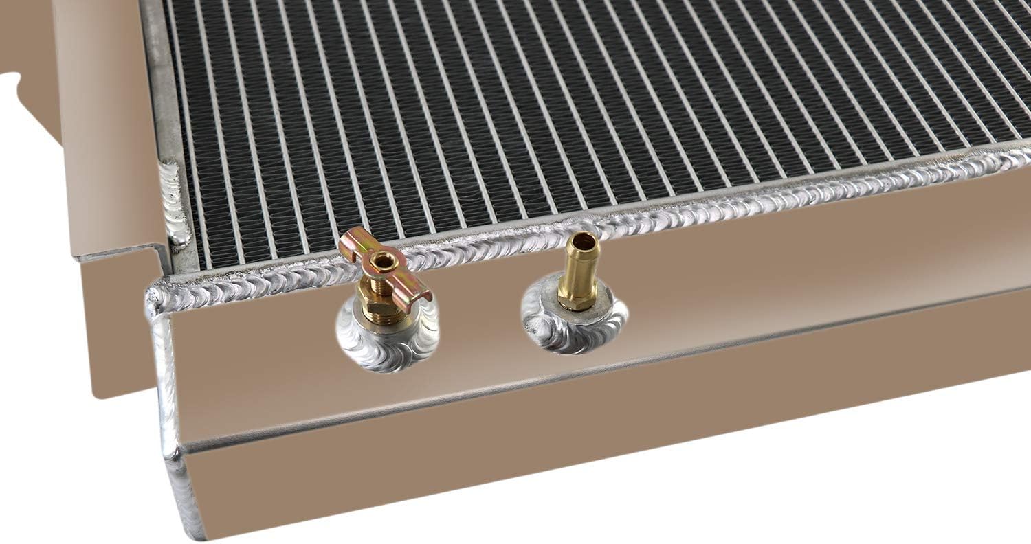 ALLOYWORKS 3 Row Core Aluminum Radiator for 1979-1993 Dodge D/W 100 150 200 250 300 350 D400 D450 Ramcharger RD200 5.2 5.9L V8
