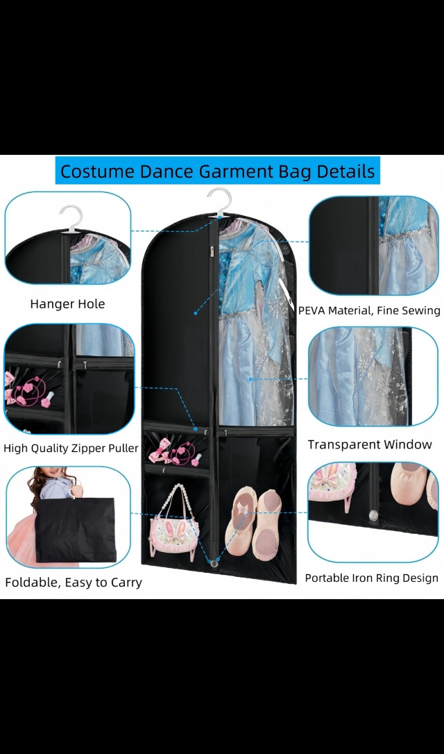 Dance Garment Bags For Dancers ZIKEBTUY Dance Bag With Garment