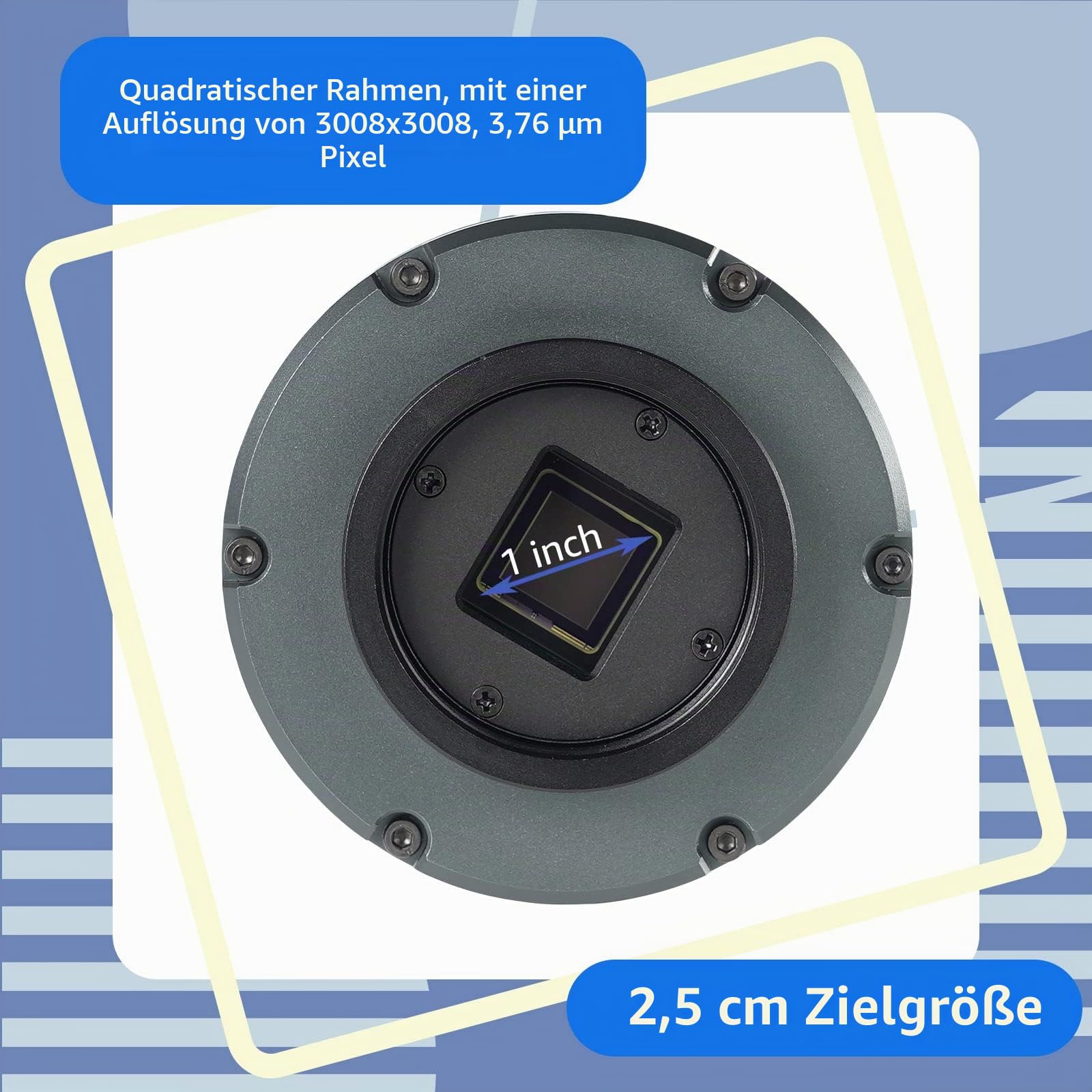 SVBONY SV605CC gekühlte Astrofotografie-Kamera, 9 MP IMX533 CMOS-Farbkamera | Doppelschichtige Halbleiter-Kühlung, USB3.0, 30 ℃ niedriger für Deep Sky Astrofotografie, Panorama-Astronomie & Lucky Imaging