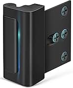 Home Security Door Reinforcement Lock - Child Proof High Security Door Lock Front Door Locks for Kids Safety Withstand 800 lbs Top Door Latch Lock Flip Door Guardian for Inward Swinging Inside Door