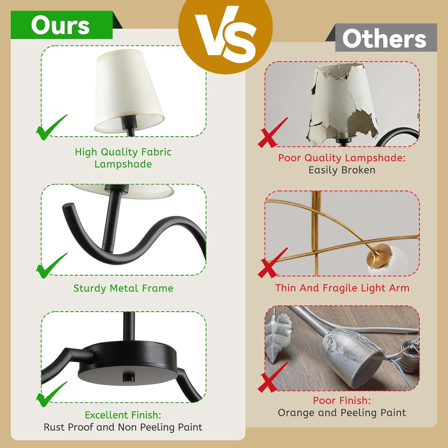 4-Light Linear Chandelier, 47"Black Farmhouse Light Fixture for Dining Room Kitchen Island, Modern Pendant Lighting with Fabric Shades, Adjustable Height Kitchen Island Light Fixture,E12 Base