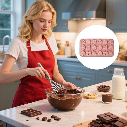 Miniatura 5 de 2 moldes de silicona para dulces de flores, diferentes formas de moldes de chocolate, adecuados para hacer dulces, chocolate, dulces, dulces,