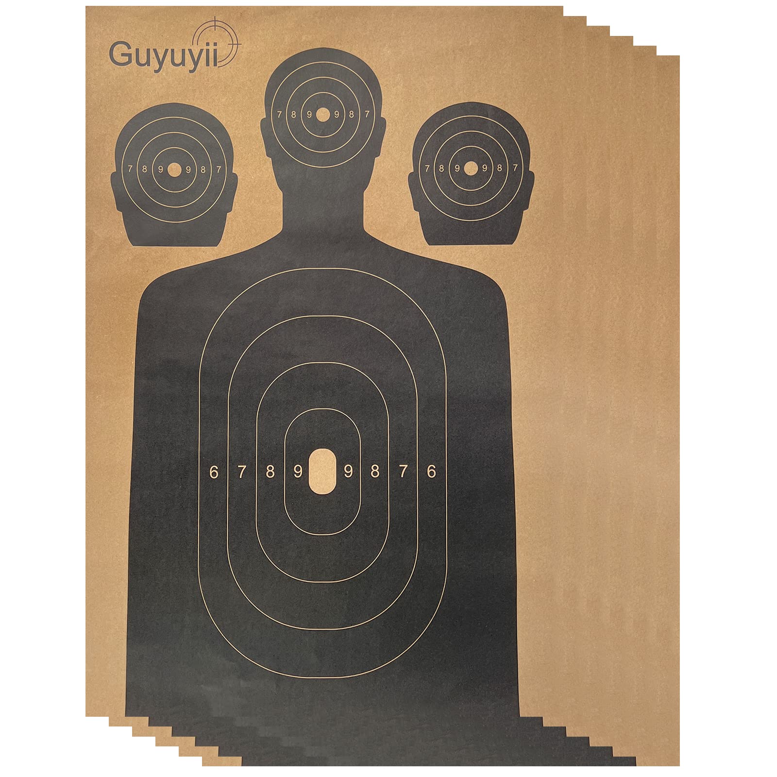 Portable and Adjustable Target Stand by Guyuyii - Fits Large Targets Up to 17 x 25 inches - Ideal for Shooting Ranges or Backyard Practice - Sturdy, Easy to Assemble Shooters