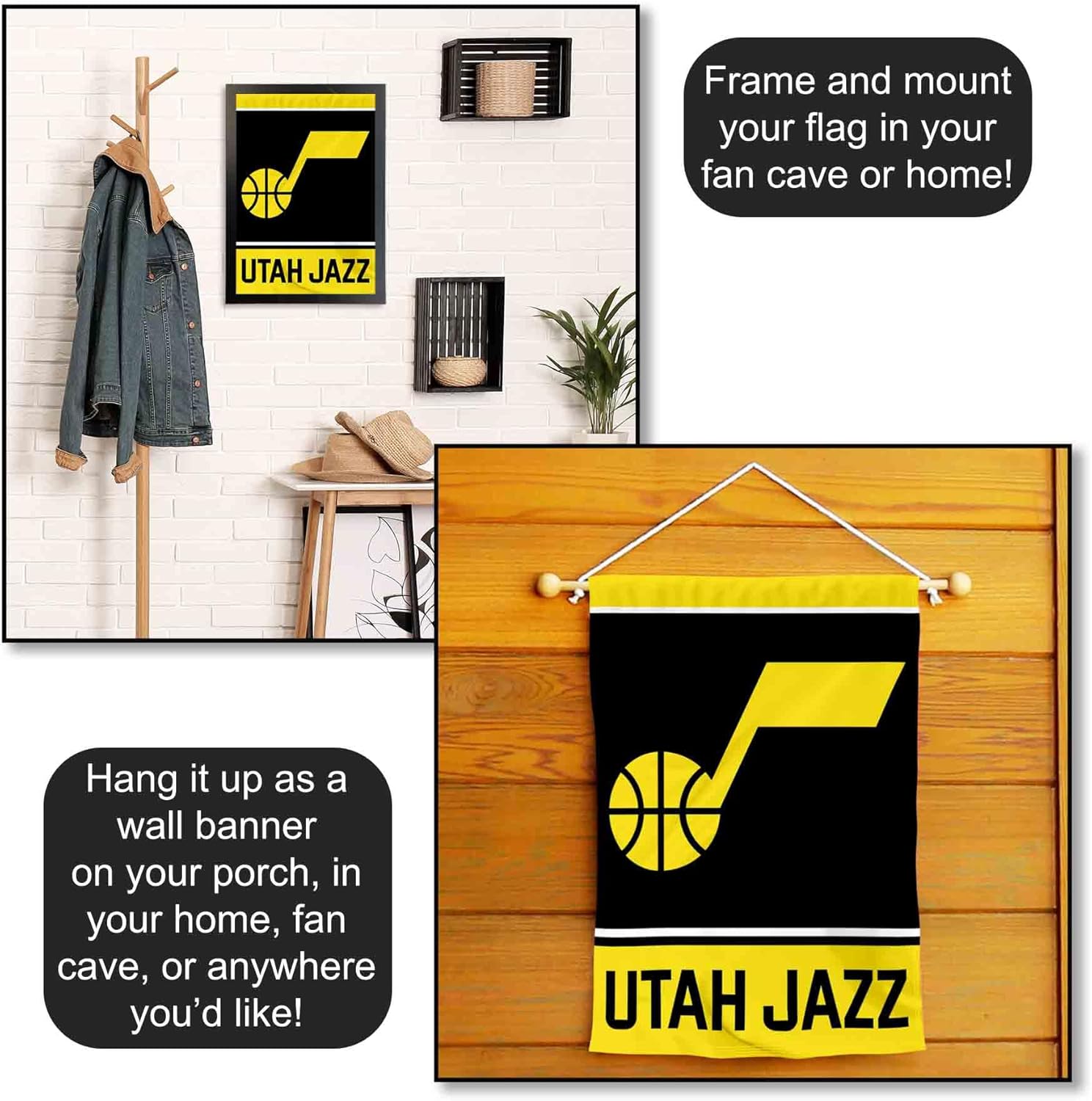 Utah Jazz Double Sided Garden Flag - Image 5