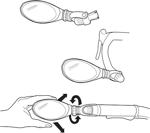 Miniatura 6 de Blackburn Espejos para bicicleta de montaña, multi, carretera y casco