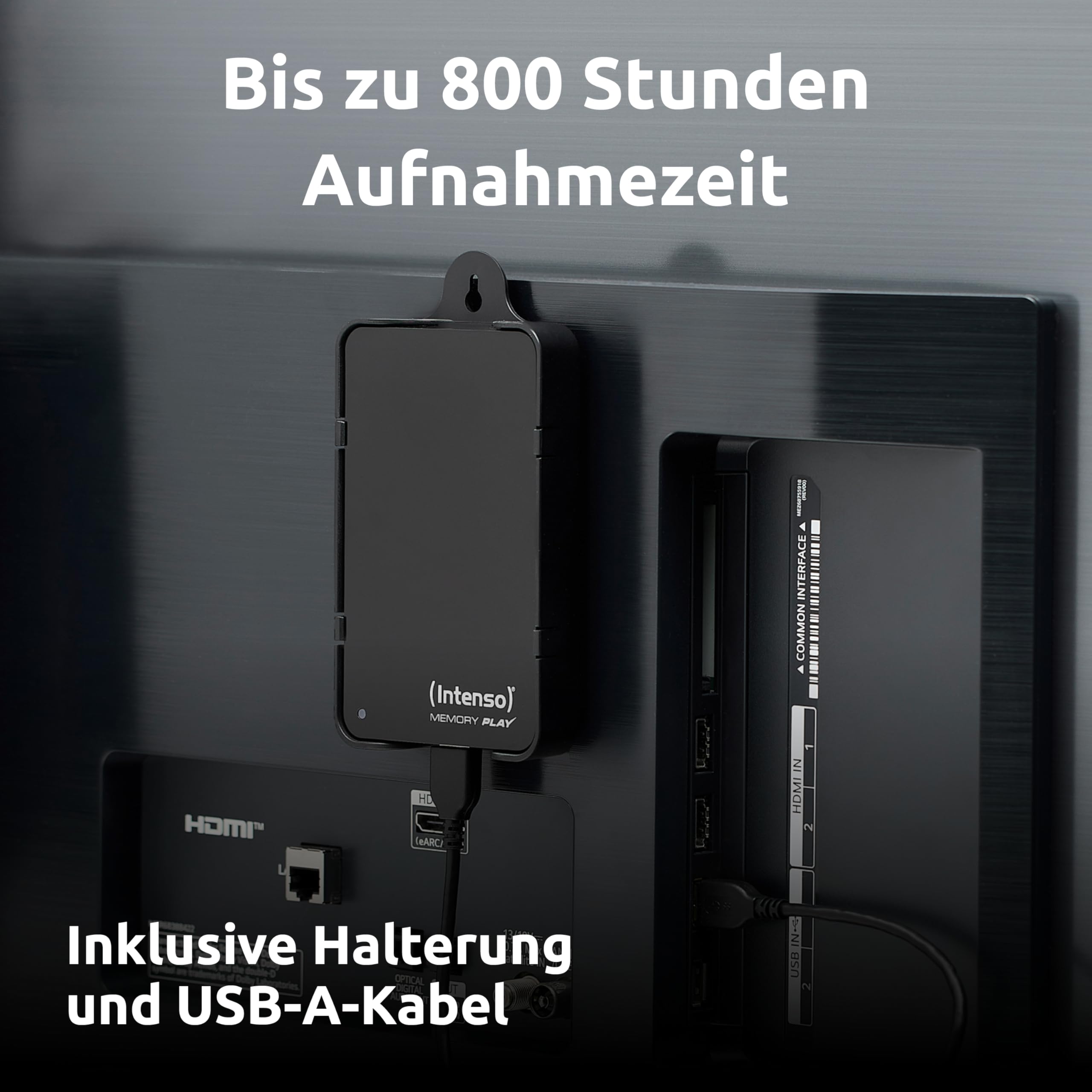 Intenso 1 TB Memory Play - Hard Disk Esterne Portatile, USB 3.2 Nero