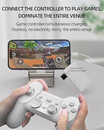 Miniatura 7 de Lightning - Lector de tarjetas micro SD USB SD de 0.138 in para iPhone (5 en 1) adaptador de auriculares cargador OTG AUX cámara memoria TF Dongle