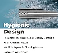 Vista 5 de Inus R52 - Asiento de inodoro eléctrico coreano, desodorizante, limpiador+, asiento con calefacción para limpieza de varita, modo ecológico, sin