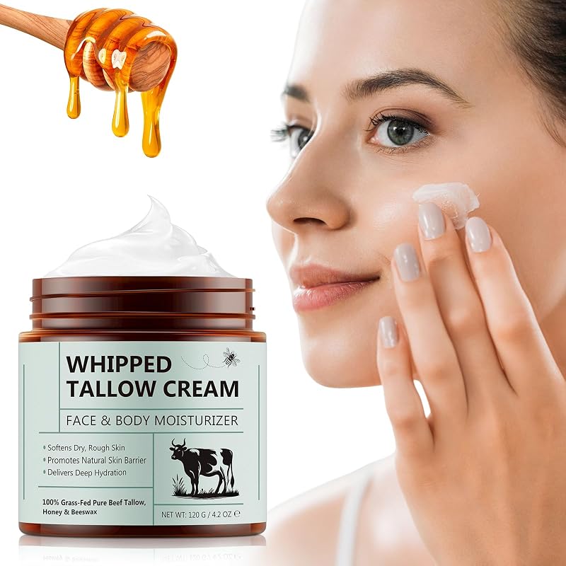 Creme hidratante facial e corporal XIAMOFUZHOU com sebo bovino, mel e cera de abelha, 120 g