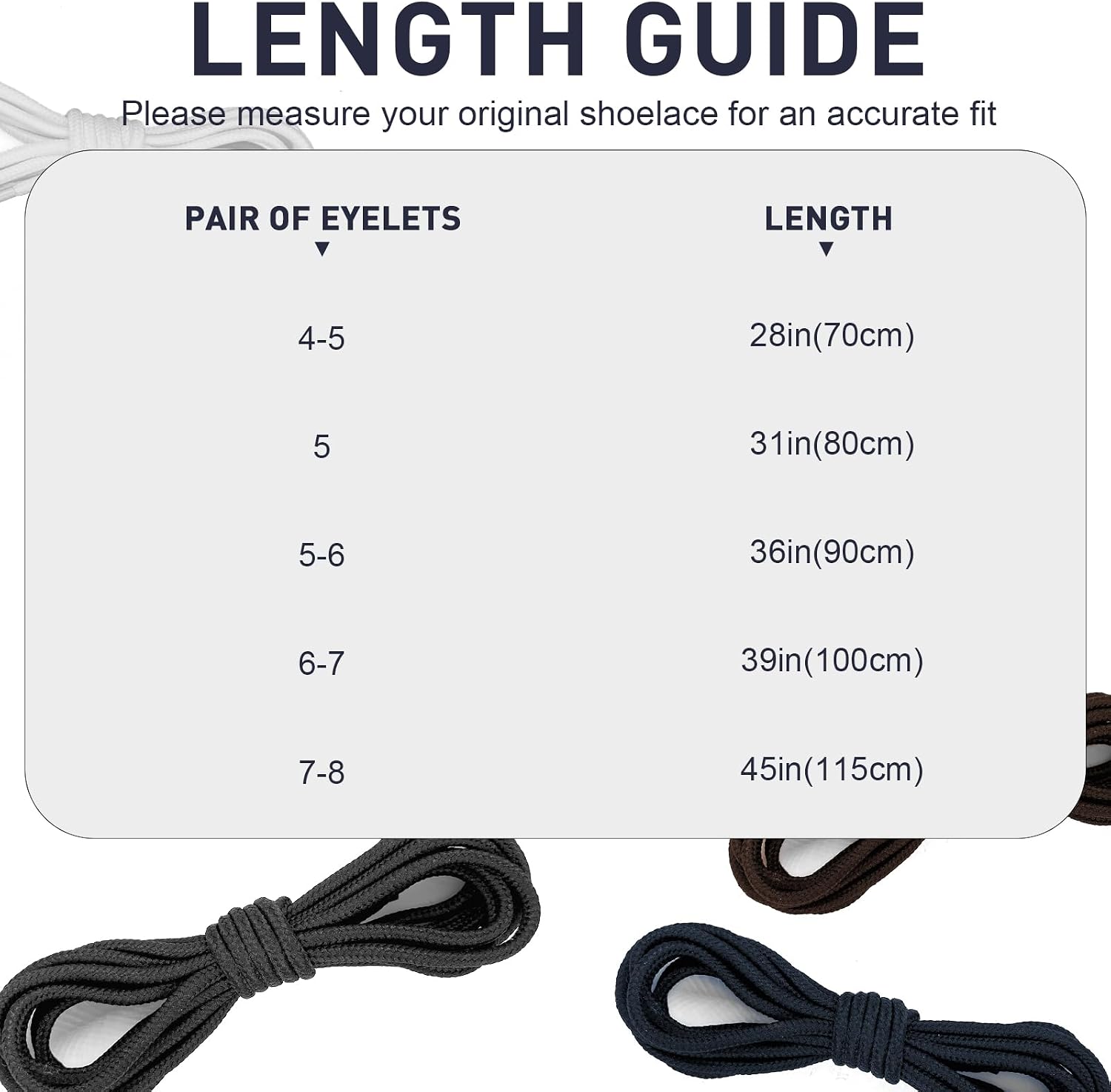 2 Pairs Polyester Golf Shoelaces for FootJoy Premiere Series/Traditions, Thin Dress Oxford Shoe Laces Replacement