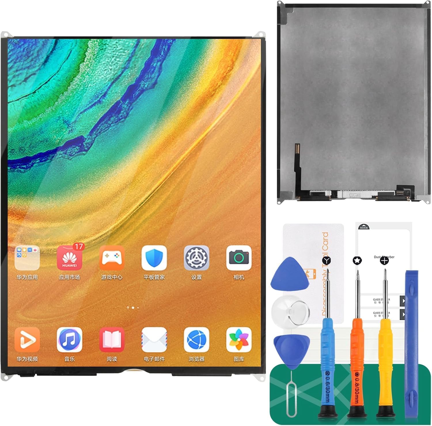 for iPad 9 (2021) 10.2’’ Screen Replacement for iPad 9 (9th Generation) LCD Display A2602 A2603 A2604 A2605 Screen Replacment Assembly Repair Kits(Black, Not Include Digitizer)