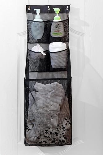 Miniatura 7 de ALYER Cesta multifuncional para ropa sucia, detrás de la puerta, organizador de almacenamiento para lavandería, caravana, dormitorio, baño,