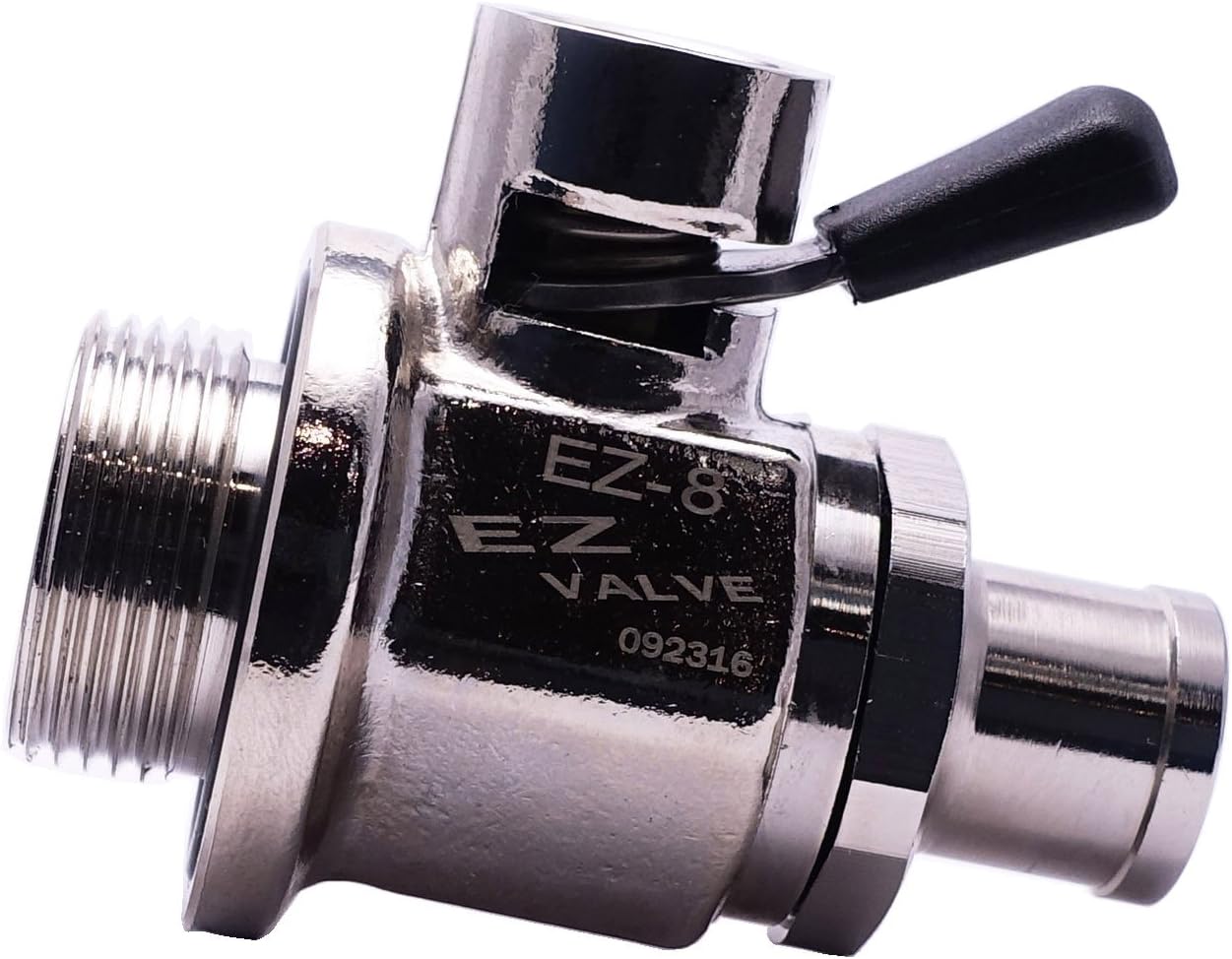 EZ-8(24mm-1.5) EZ Oil Drain Valve with removable Straight Hose End(H-002) Combo
