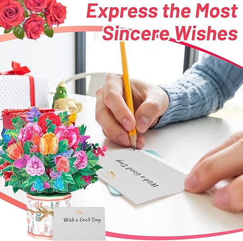 Miniatura 3 de Tarjeta de felicitación emergente con texto en inglés Get Well Soon para amigos, tarjeta de regalo para mujeres, Acción de Gracias, cumpleaños,