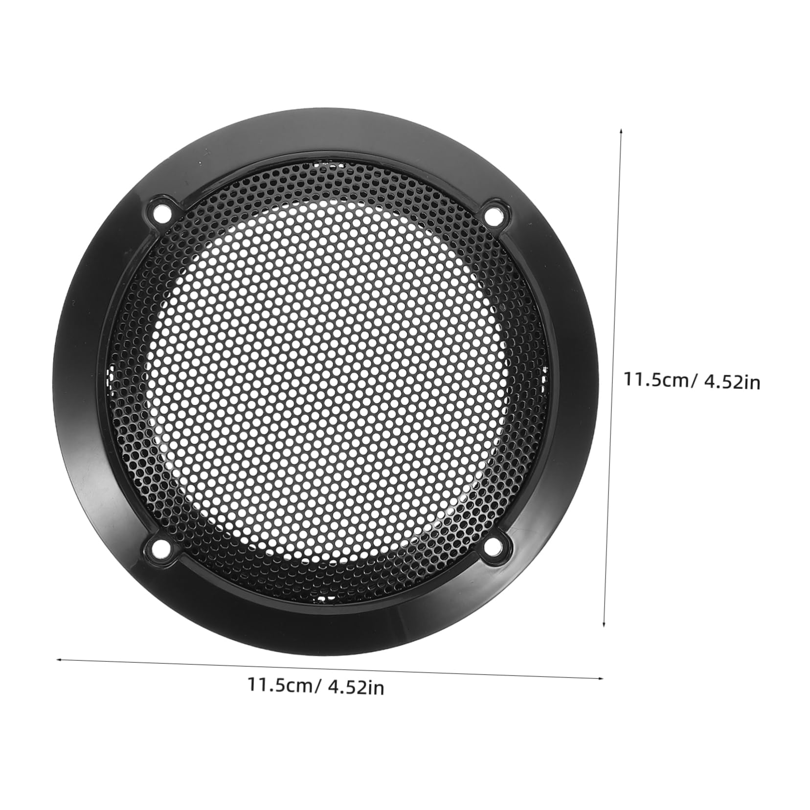 Mikinona Speaker Cover Mesh Protective Grill for Car Speakers Black Car Audio System Cover