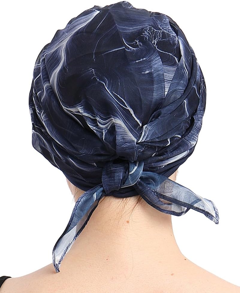 Chemo Headwear Turbans for Women Long Hair Head Scarf Headwraps Cancer Hats - Image 5