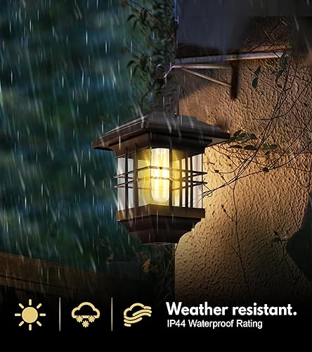 Miniatura 4 de Farol solar colgante para exteriores, luces solares para exteriores, impermeables, faroles solares para exteriores, luces solares antioxidantes con