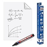 Legamaster Magic-Chart Whiteboard Folie - statisch selbsthaftend - weiß - 80x60cm - abwischbar und...