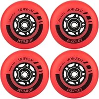Vista 1 de AOWESM Ruedas de patinaje en línea de 3.150 in, 2.992 in, 2.835 in, 85a, para exteriores, interiores, negro, azul, rojo, ruedas de repuesto