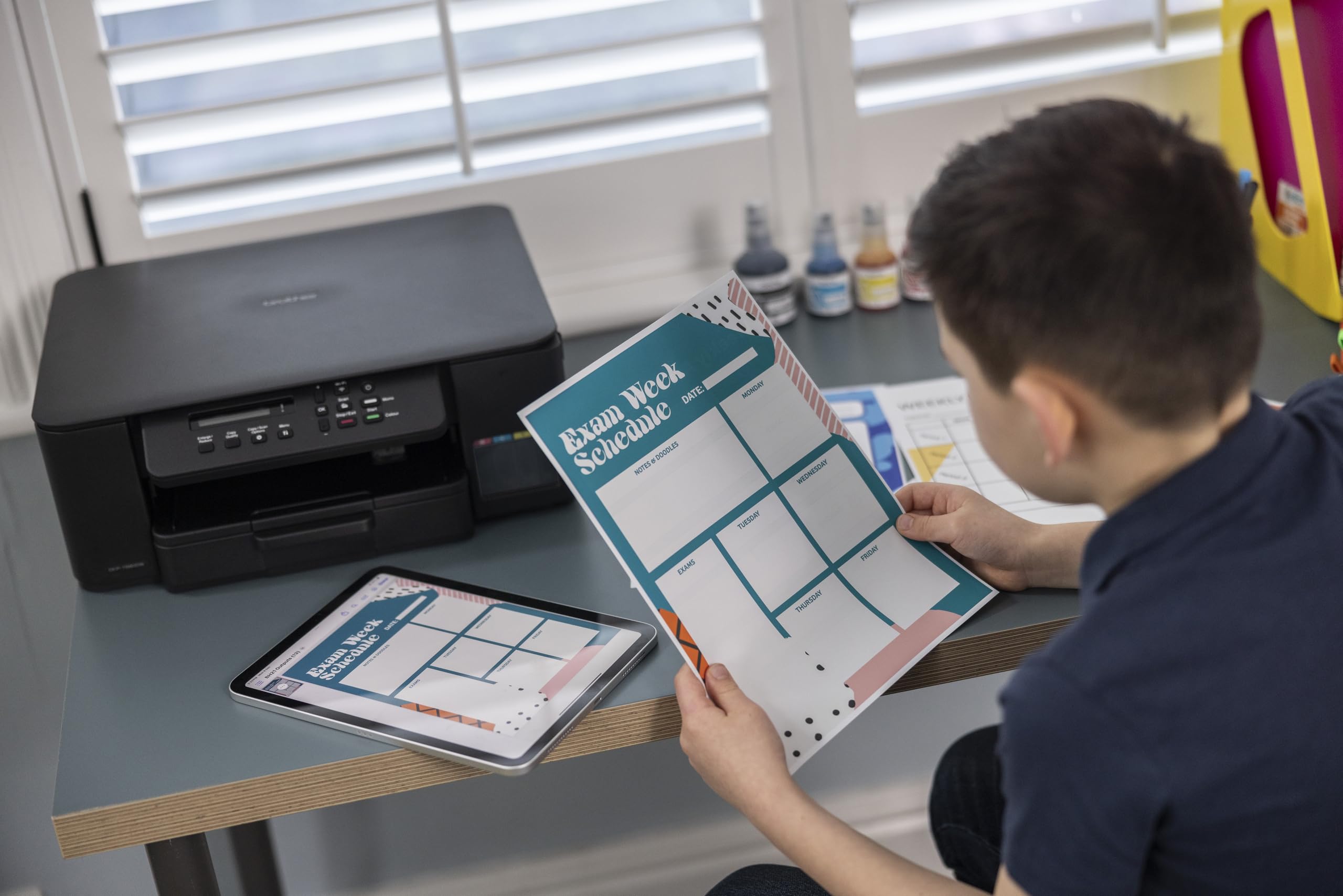 Brother DCP-T580dw Stampante Multifunzione 3 in 1 Wi-Fi Wi-Fi Direct Getto d'Inchiostro Serbatoio A4