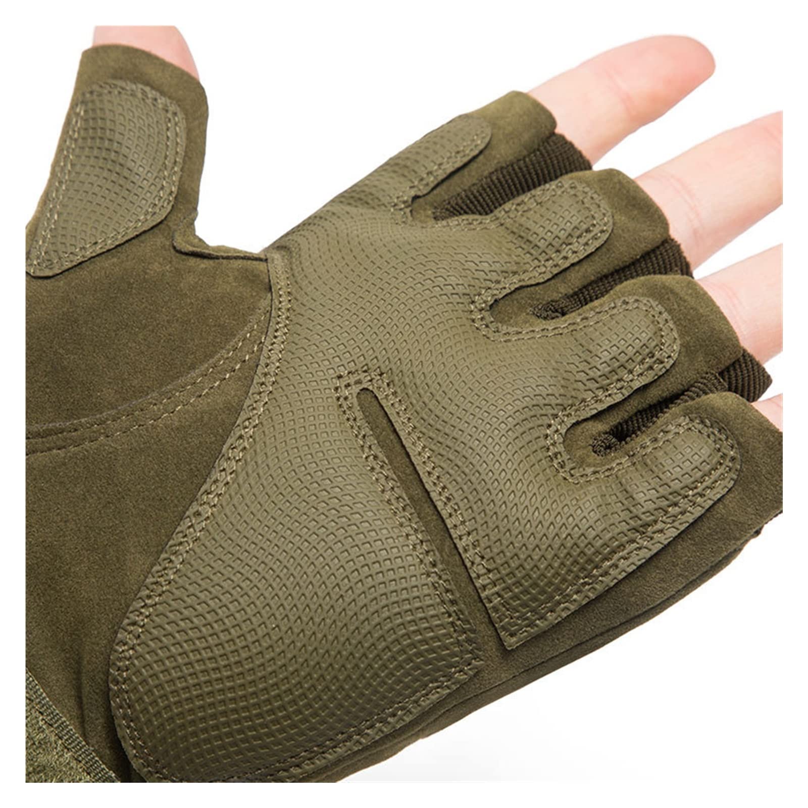 Cut Resistant Gloves Taktische Outdoor-Handschuhe Radfahren Halbfinger- Handschuhe Sporttraining Verschleißfeste, rutschfeste Anti-Schnitt-Fitness- Handschuhe Sicherheits-Arbeitshandschuh for Meat Cutti Baumarkt