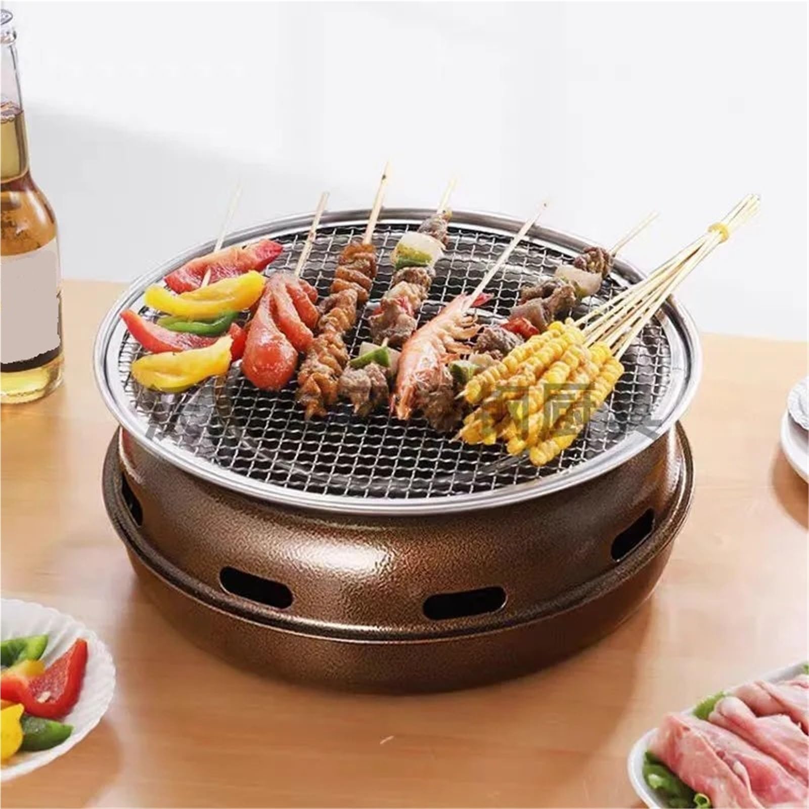 Tragbarer Chal Grill - Cact Outdoor Grill für Garten Camping & Nics - Einfach zu tragen & aufzubauen Perfekt für Familientreffen & Tailgating Spaß