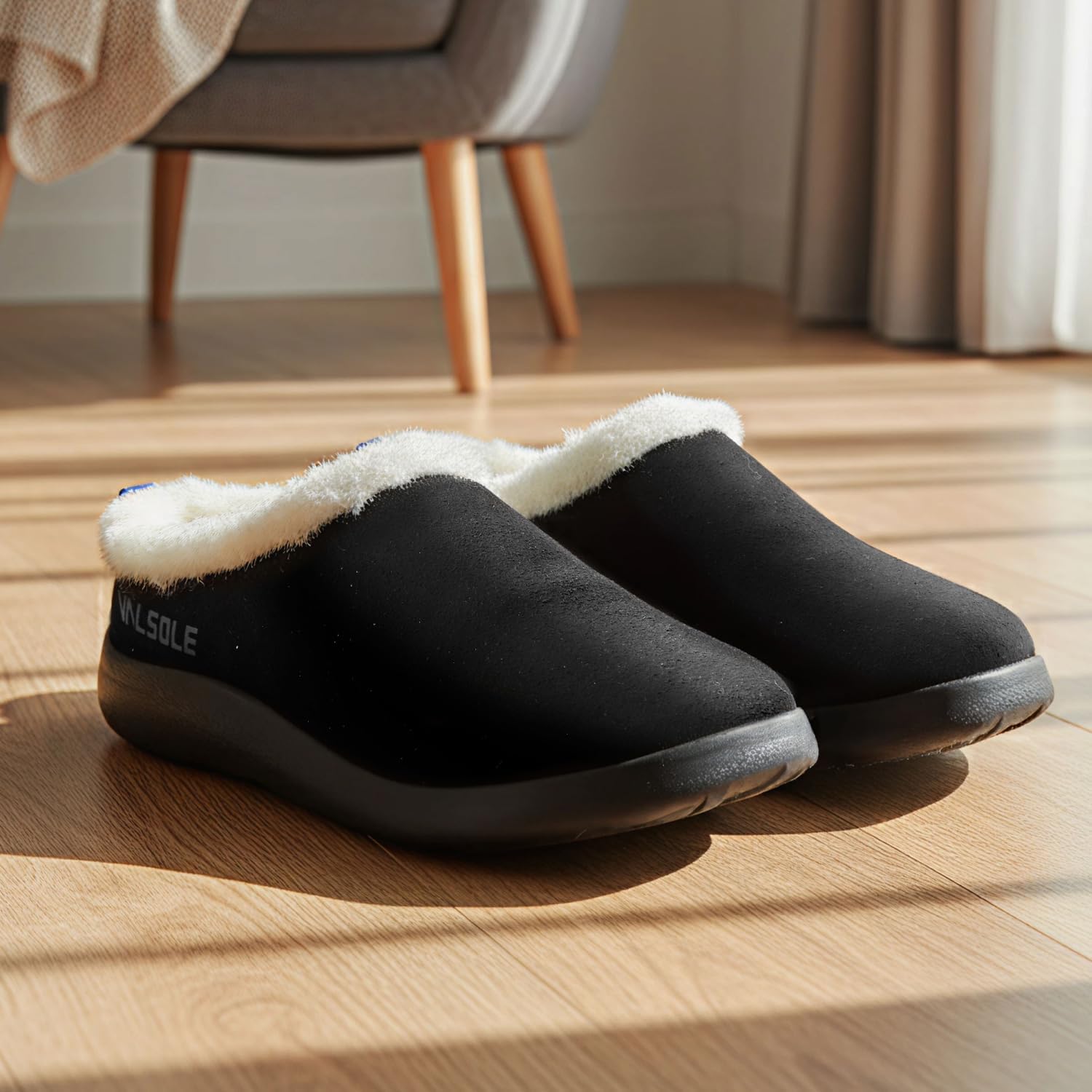 VALSOLE Orthopedic Slippers for Women and Men,Arch Support House Shoes, 220+ Lbs Plantar Fasciitis Flat Feet Slippers, Comfort Slippers for Indoor Outdoor - Image 3