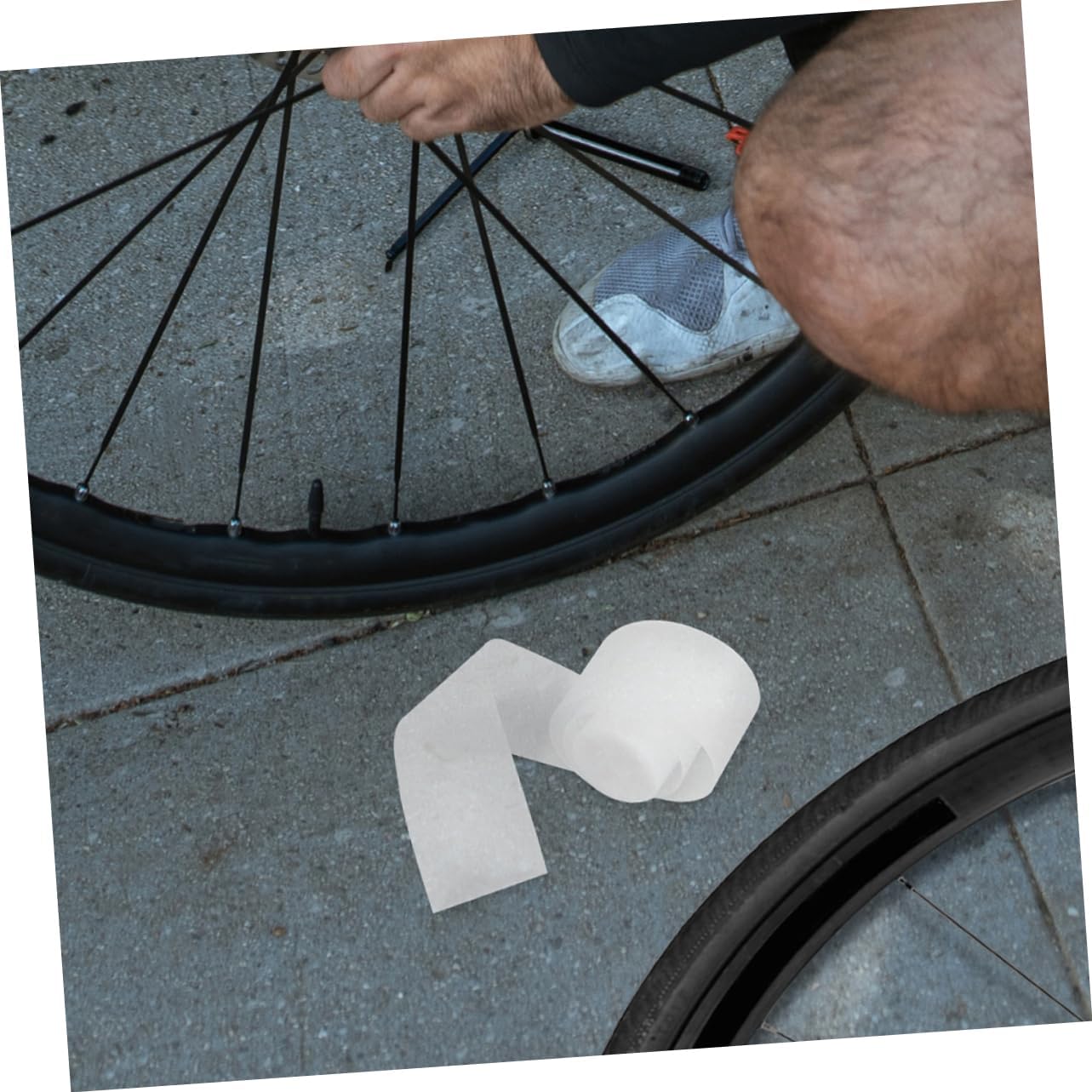 2rolls Bike Rim Tape of Tire Protectors for Bike Rim Easy Installation Protects Against Punctures