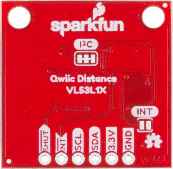SparkFun Distance Sensor Breakout - 4 Meter, VL53L1X - (Qwiic) - Next Generation ToF Sensor Module - Operating Voltage 2.6V - 3.5V - 1mm Precision - +/-5mm Accuracy - Minimum Read Distance 4cm