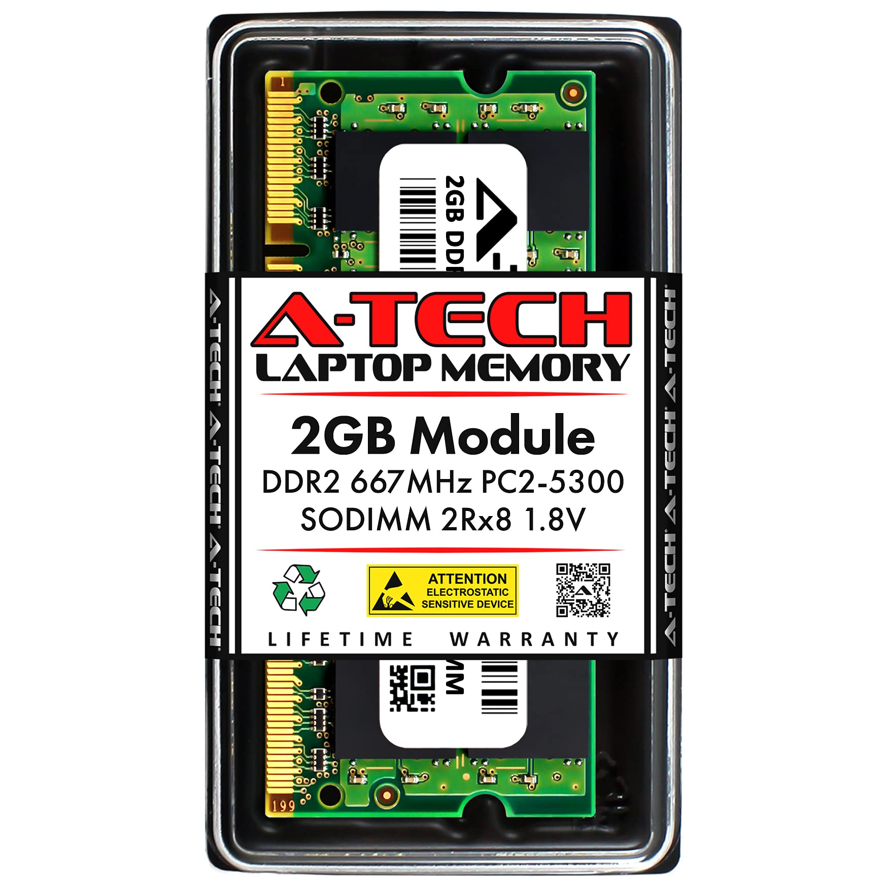 A-Tech 2GB RAM Replacement for Hynix HYMP325S64AMP8-Y5 | DDR2