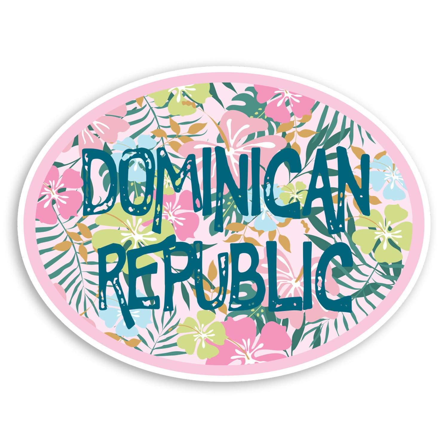 2 x 10cm Dominican Republic Vinyl Stickers - Fun Sticker Laptop Luggage #18261 (10cm Wide)