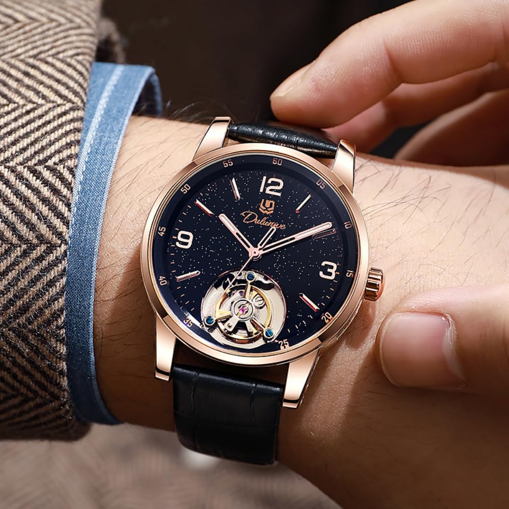 Einzigartige Emaille-Technologie Automatische Mechanische Uhr Trend Herren Armbanduhr