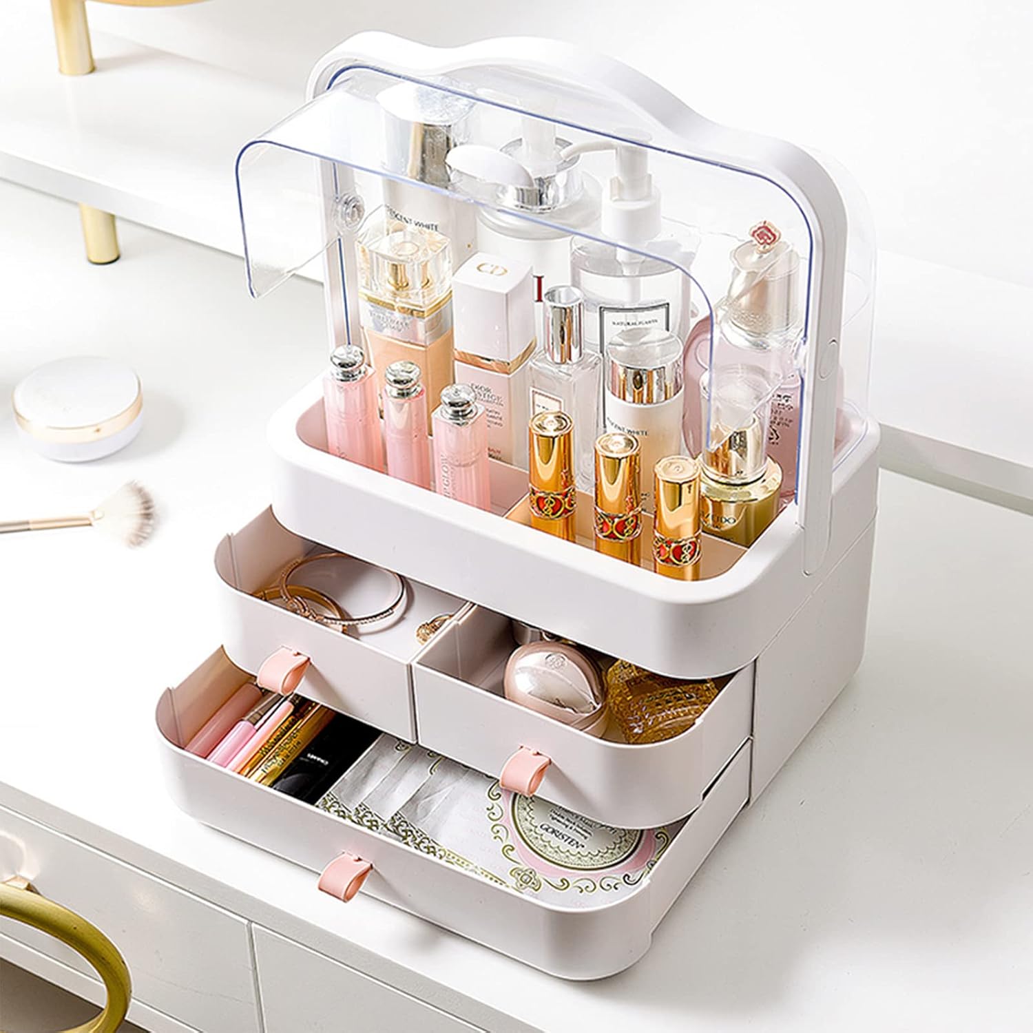 RMAN® Make up Organizer Transparante Cosmetische Opslag Doos Slaapkamer