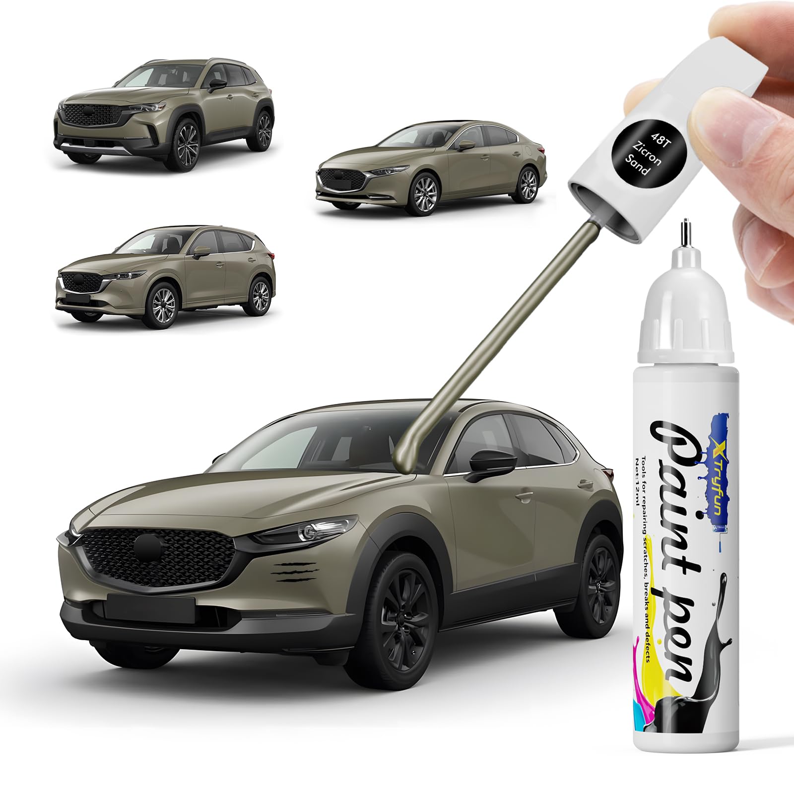 マチューゾブラシ MAT5ACクリスタル Amazon.com: XTryfun 48T Zicron Sand Touch Up Paint Compatible with