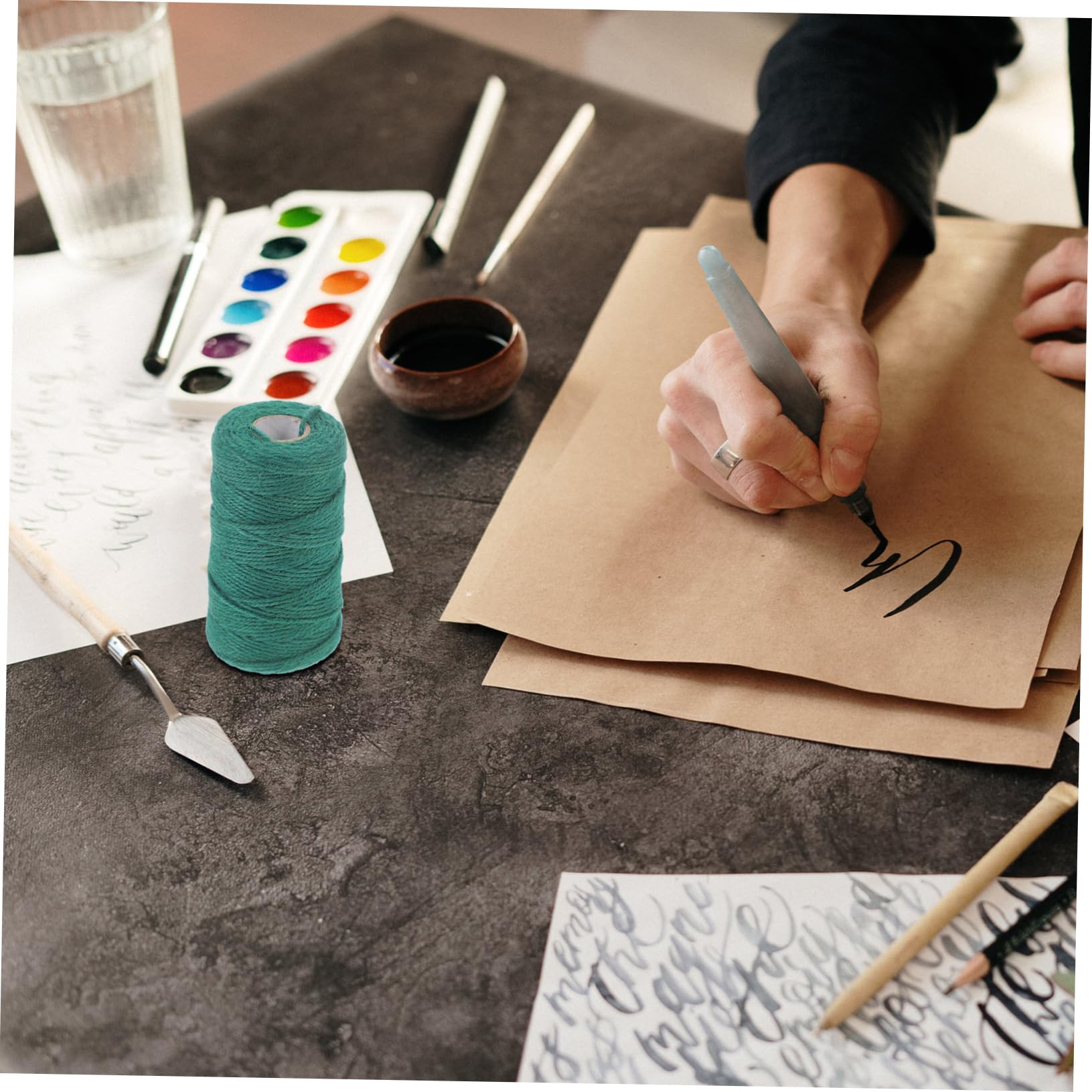NUOBESTY Lot De 5 Rouleaux De Ficelle De Jute Naturelle Pour Travaux Manuels 100% Sûre À Utiliser