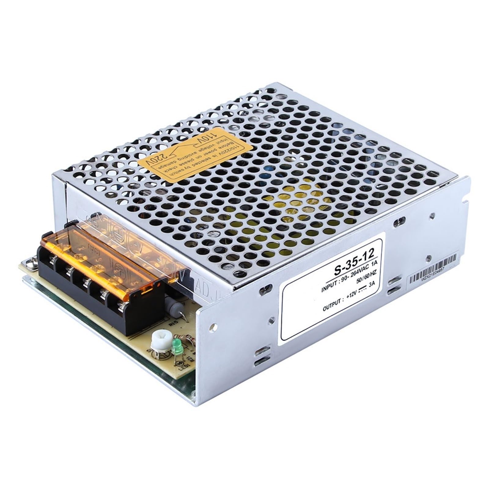 S-35-12 35W 12V 2.9A Home Energy Storage Switching Power Supply Switch 1Pcs