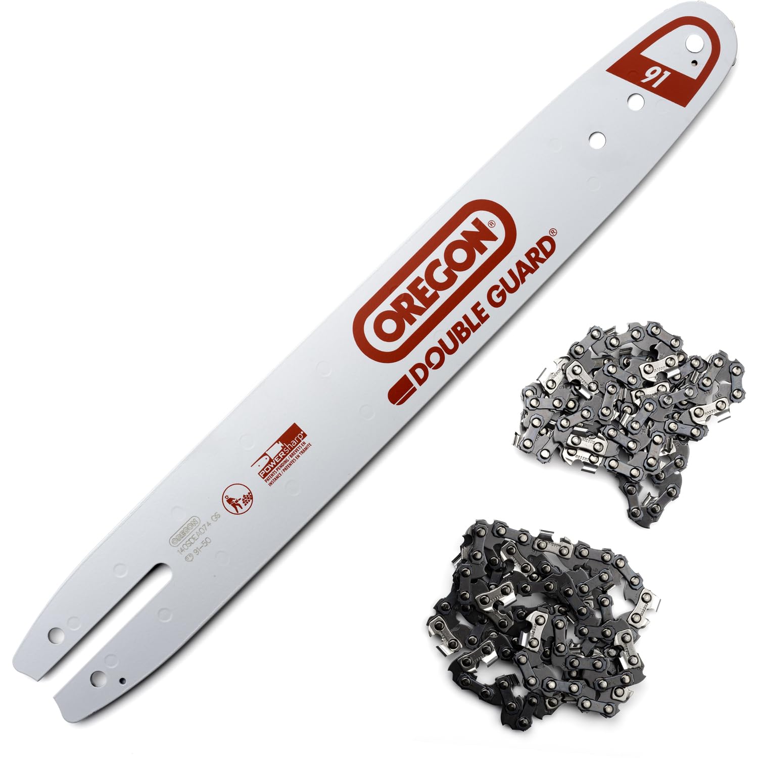 Jardiaffaires Combo Oregon Guide 35cm 140SDEA074 + 2 Chaines 91P050E