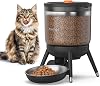 Invengo Automatic Cat Feeder with Timer, 3L Visible Hopper, One-Touch Feeding, Dual Power Supply, Anti-Bug Design – Automatic Cat Feeder for Cats & Small Dogs