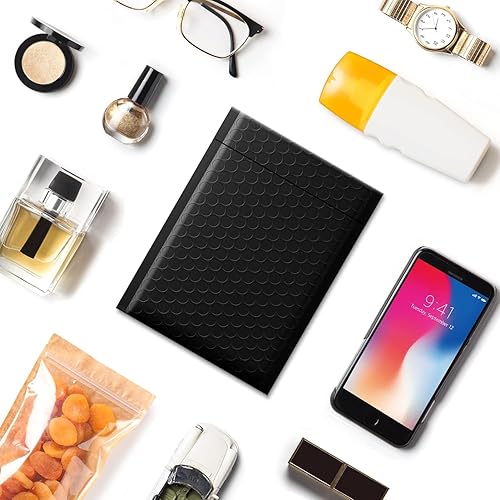 Miniatura 5 de Metronic Paquete de 400 sobres de burbujas de 6 x 10 pulgadas, color negro, sobres acolchados impermeables, sobres de burbujas pequeños autosellados