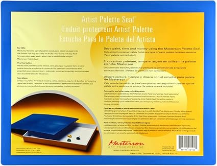 MASTERSON ART PRODUCTS MAS100 Artist Palette Seal 16X12, White MASTERSON ART PRODUCTS MAS100 Artist Palette Seal 16X12, White