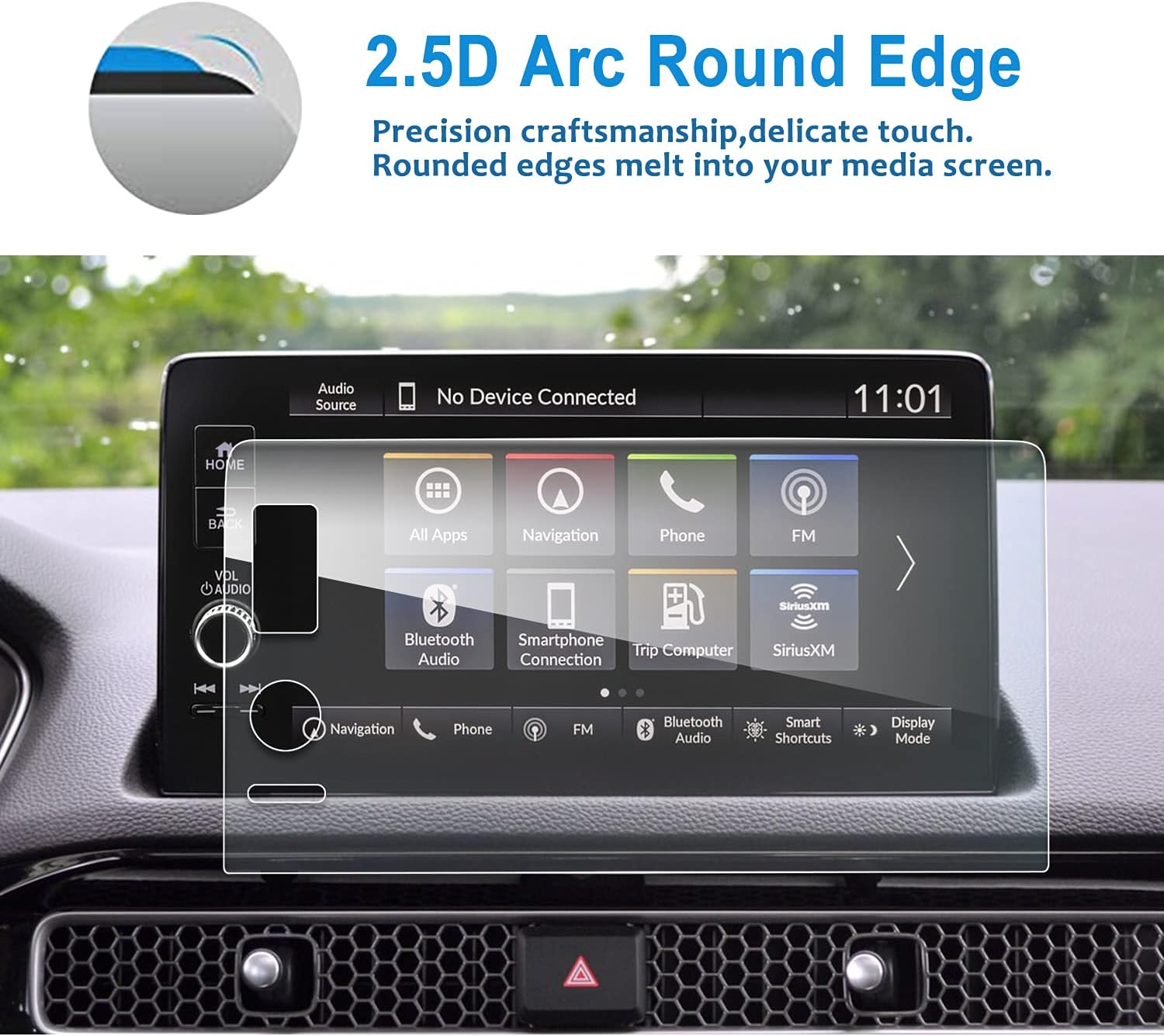 LFOTPP 2023 CRV Screen Protector for 2023 CRV EX-L Sport Touring Hybrid 9-Inch Screen Protector CR-V Accessories Hon da Civic (2022 2023),HRV(2022 2023),Integra 2023 Screen Protector (2023 9 In Glass)