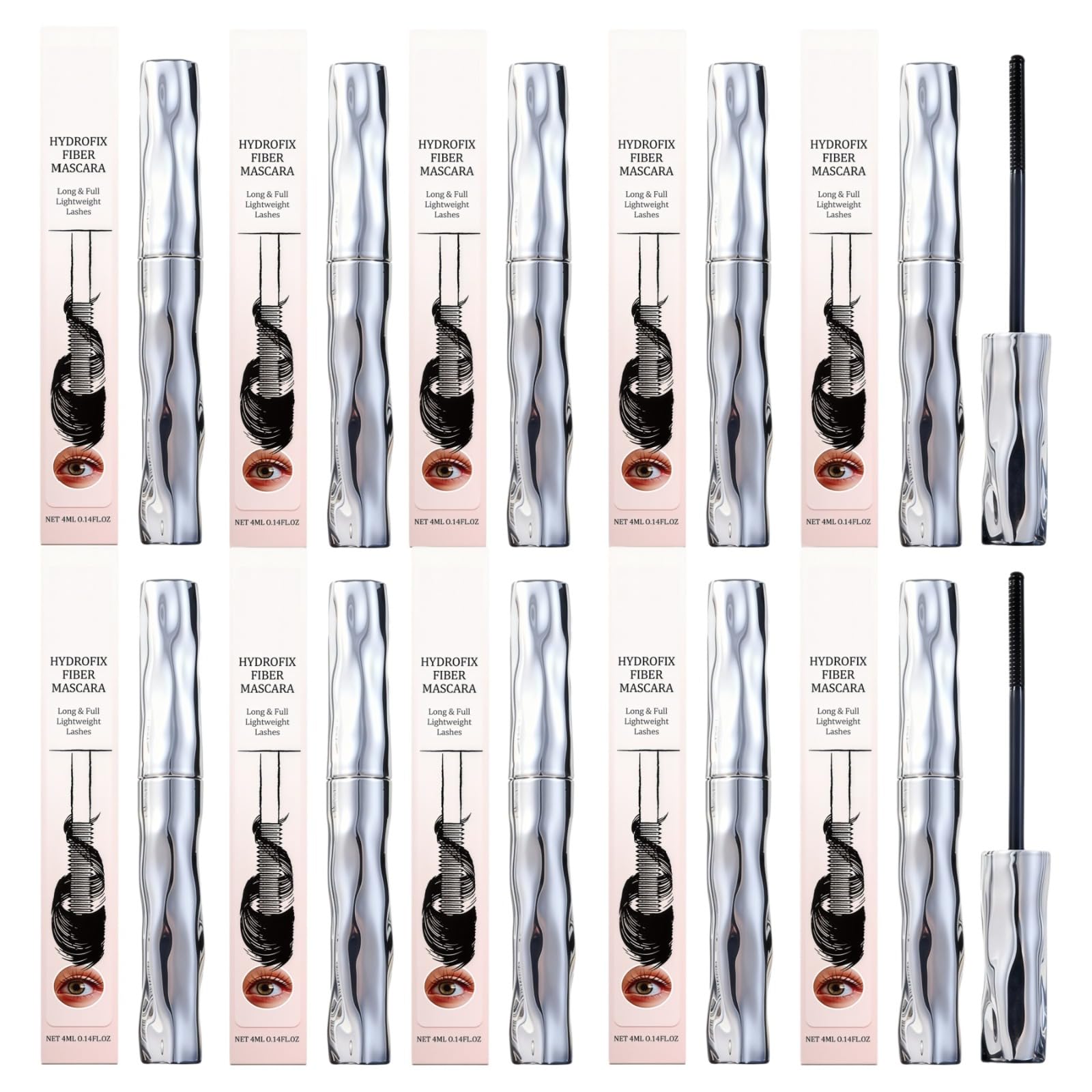 Schwarze Mascara. Wasserfeste Ringe für Volumen & Länge, lange Haltbarkeit, nicht wasserdicht | Wasserfeste Mascara-Anwendung, präzise, Anti-Smudgesans Pakete, langlebig, leicht zu entfernen, für kurze/dünne Wimpern